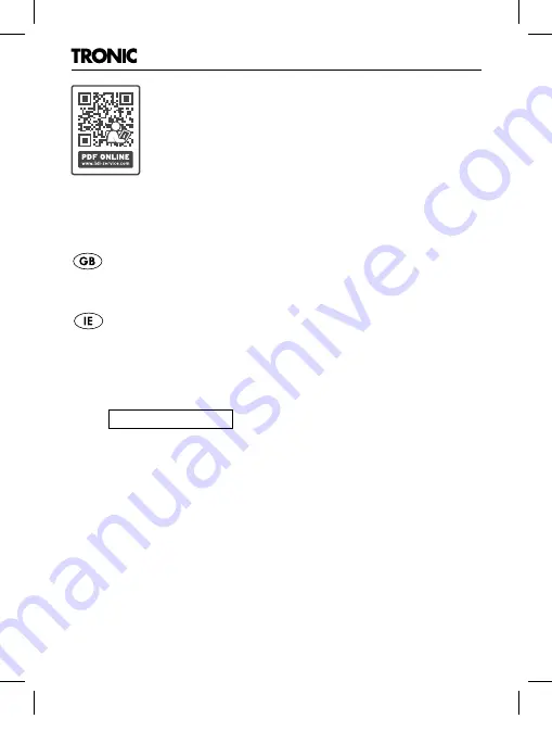 Tronic TCA 3 A1 Operating Instructions Manual Download Page 17