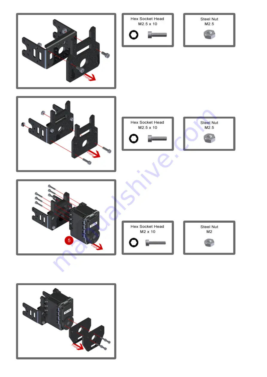 Trossen Robotics WidowX MKII Assembly Manual Download Page 21