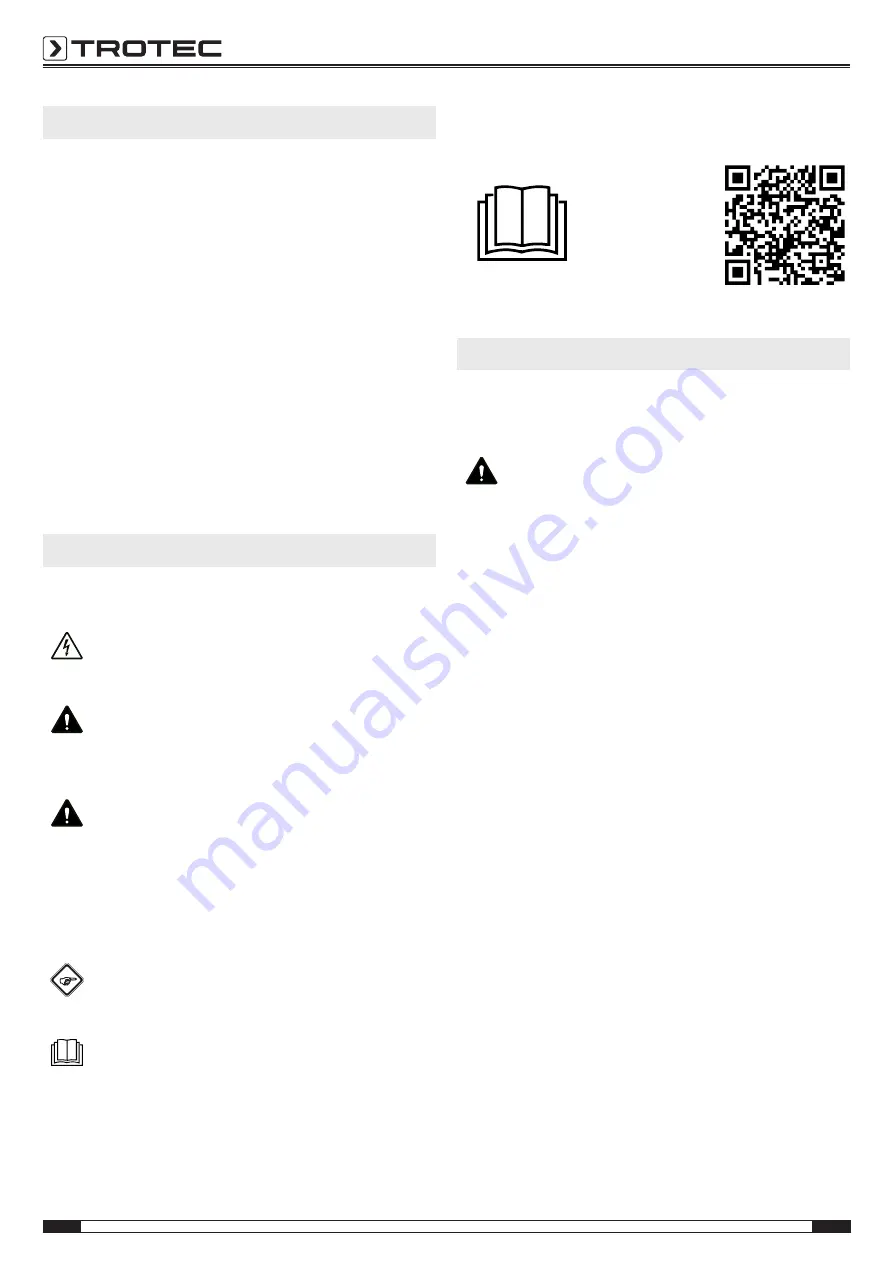 Trotec AIRGOCLEAN 150 E Operating Manual Download Page 2