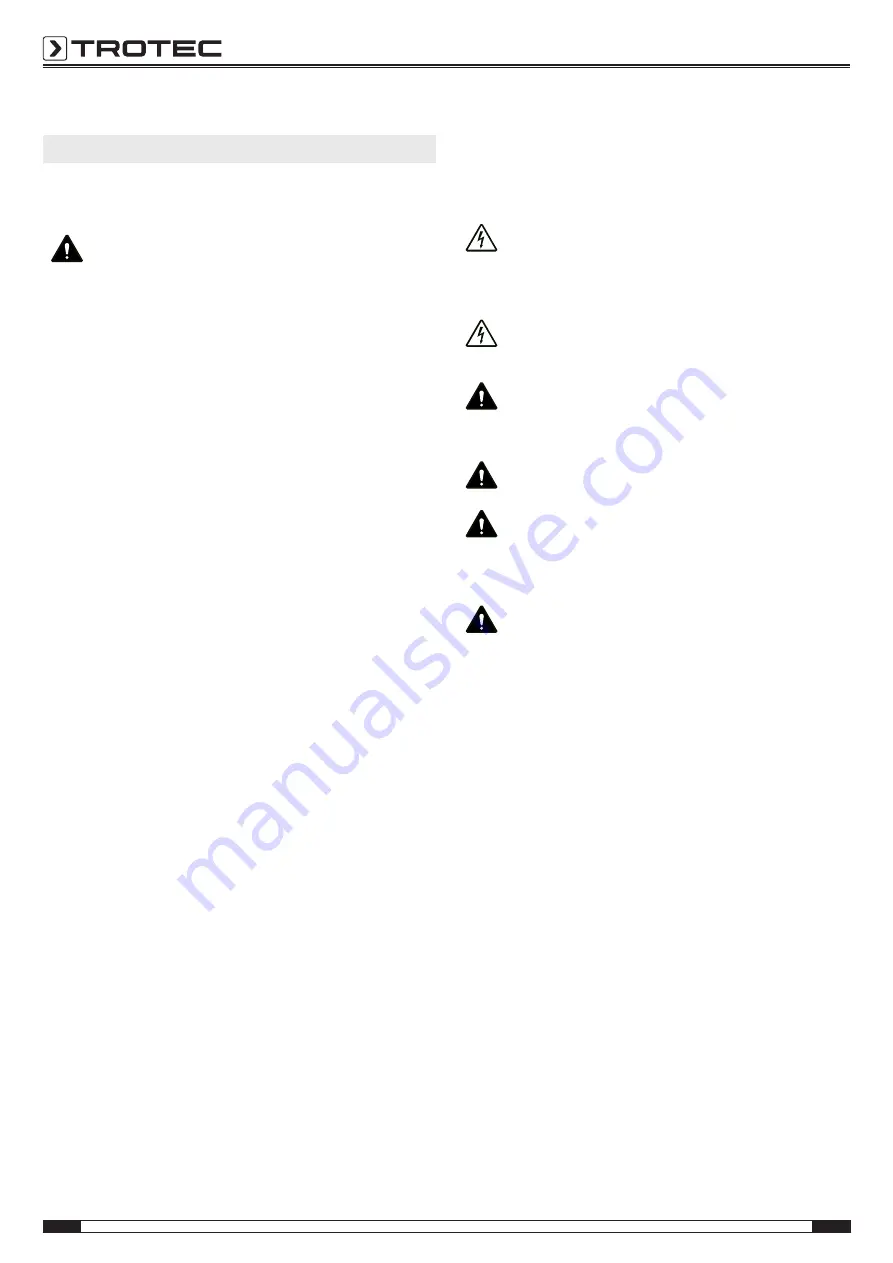 Trotec BI20 Manual Download Page 6