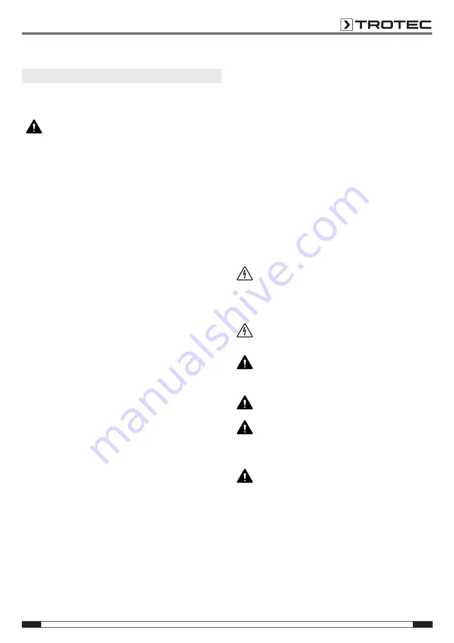 Trotec BM31WP Manual Download Page 3