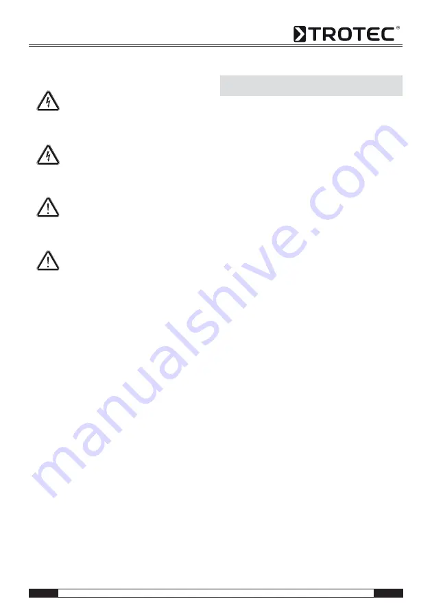 Trotec MD 05-30 Operating Manual Download Page 49