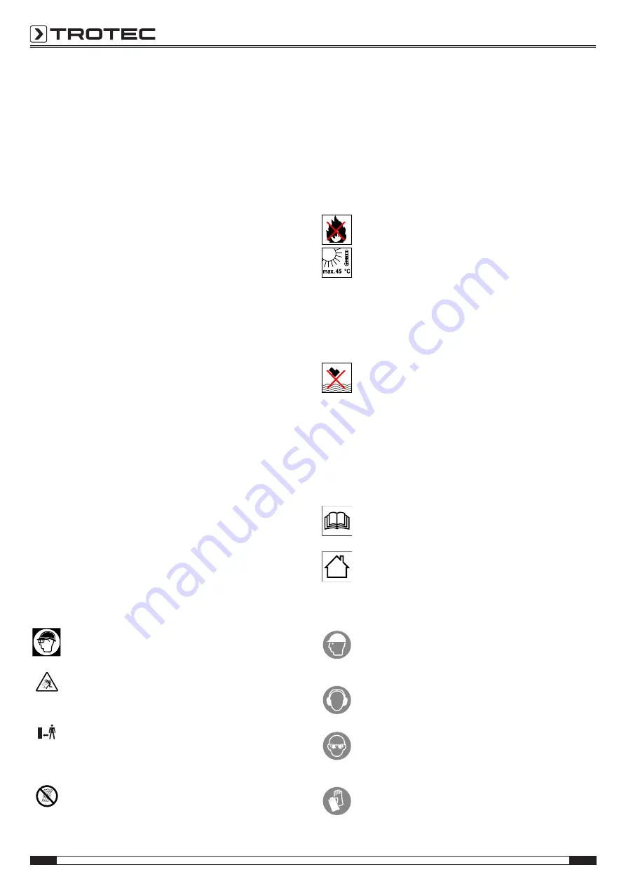 Trotec PGSS 15-20V Original Instructions Manual Download Page 6