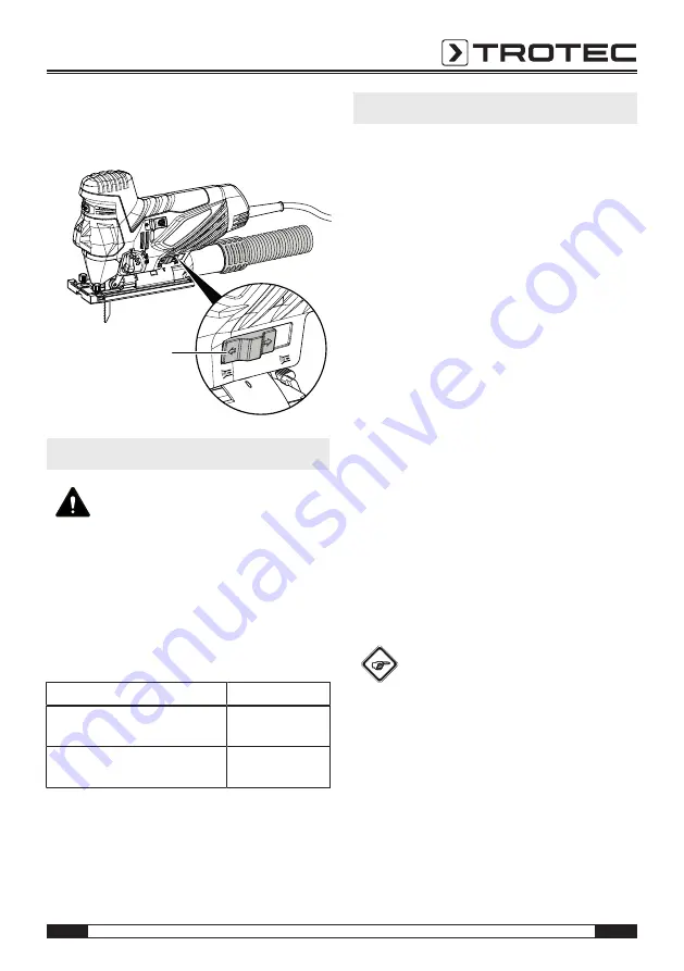 Trotec PJSS 11-230V Original Instructions Manual Download Page 21