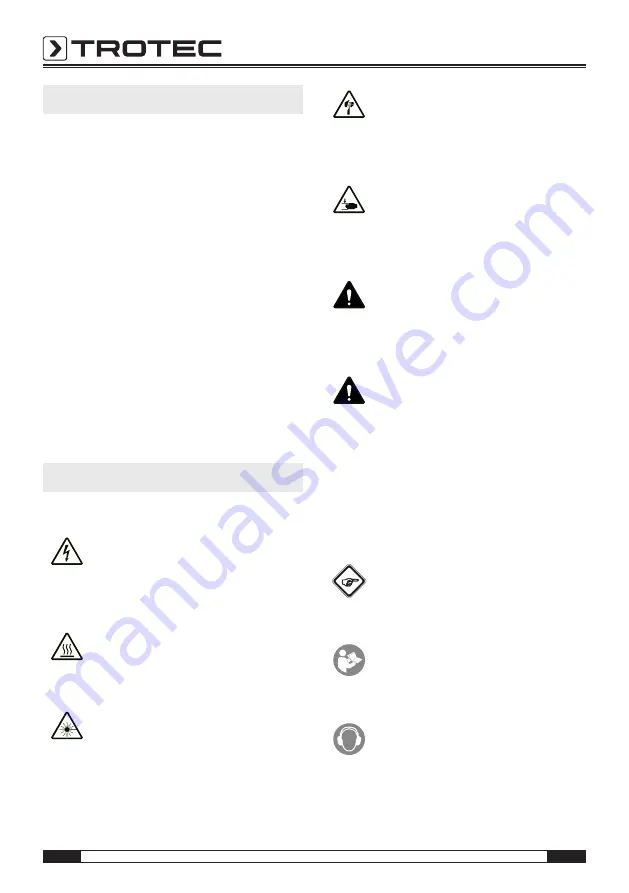 Trotec PJSS 11-230V Original Instructions Manual Download Page 46