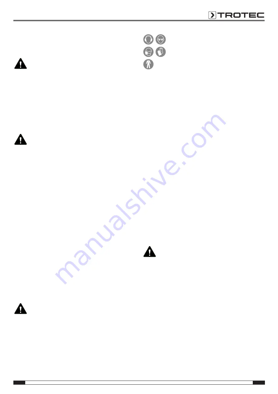 Trotec PJSS 13-230V Operating Instructions Manual Download Page 3