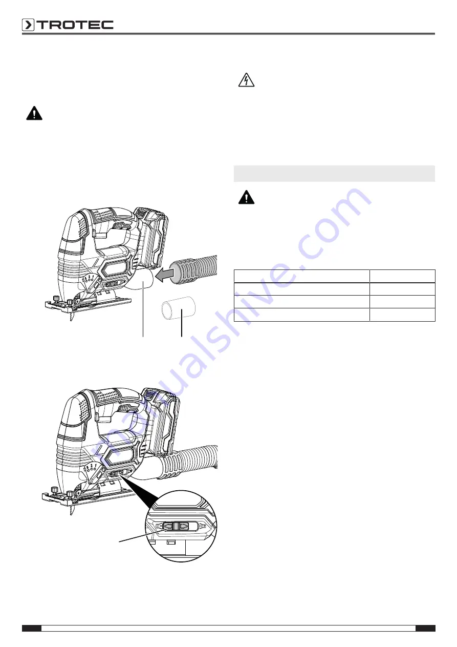 Trotec PJSS11-20V Operating Manual Download Page 18