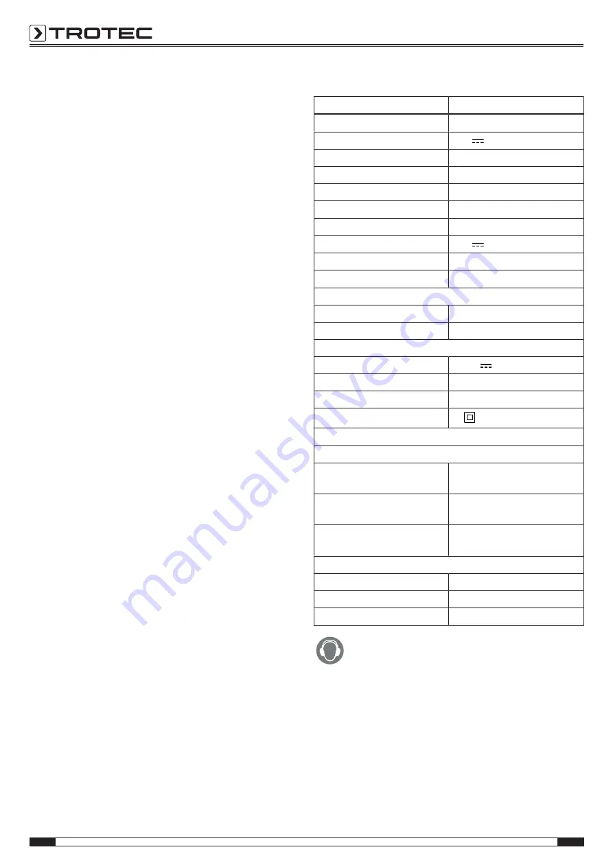 Trotec PMTS 10-20V Operating Manual Download Page 8