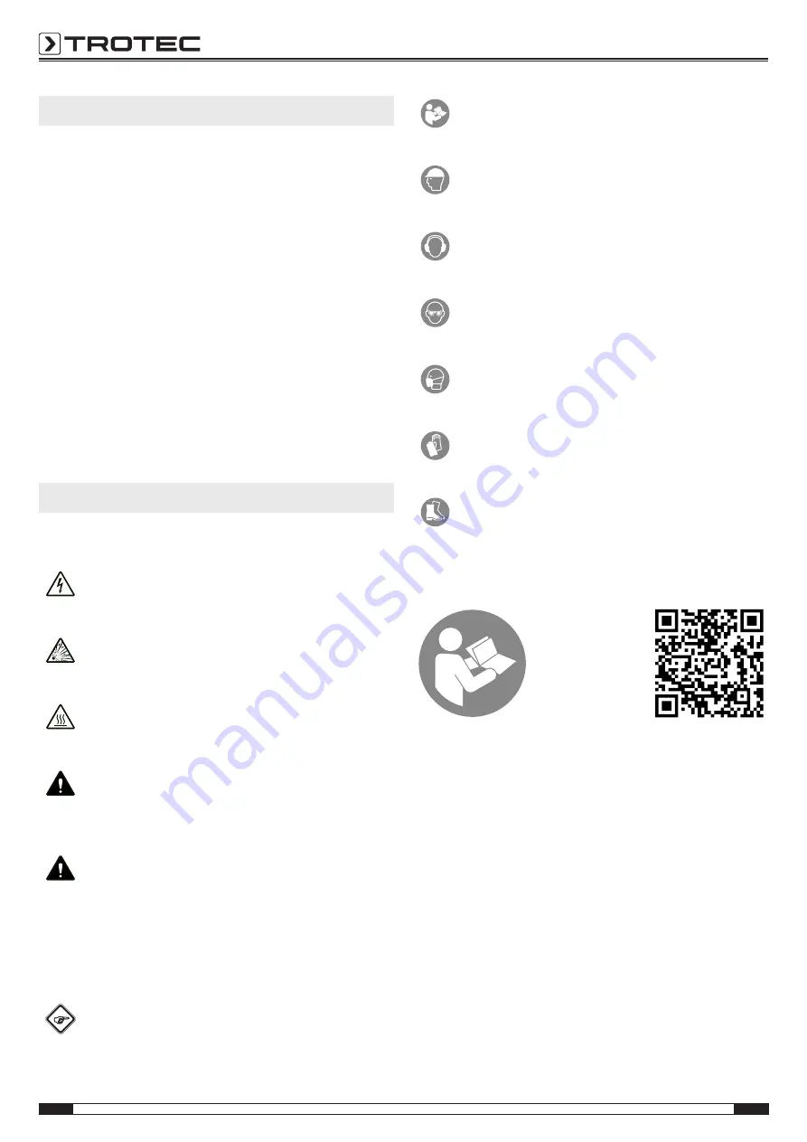 Trotec PRDS 20-20V Original Instructions Manual Download Page 2