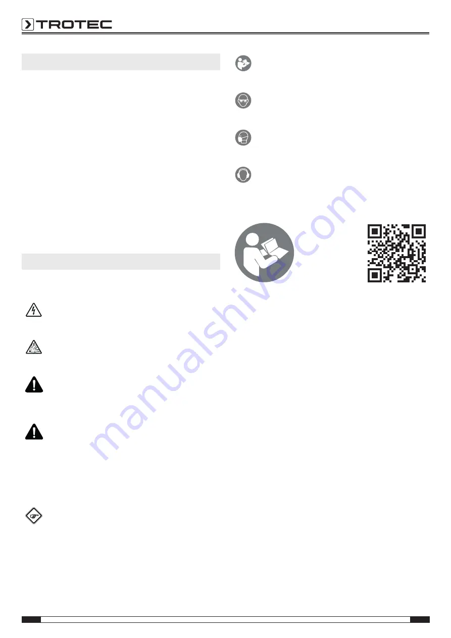 Trotec PSCS 10-12V Original Instructions Manual Download Page 2