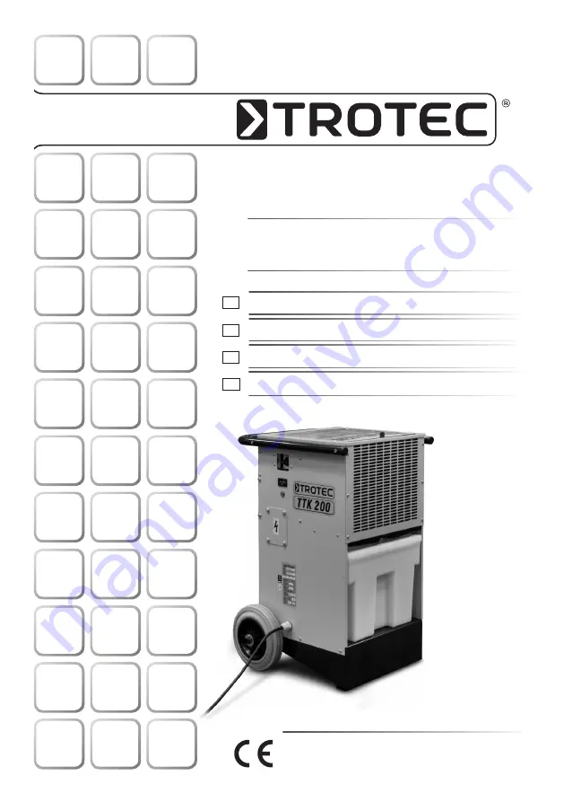 Trotec TTK 200 Operating Manual Download Page 1