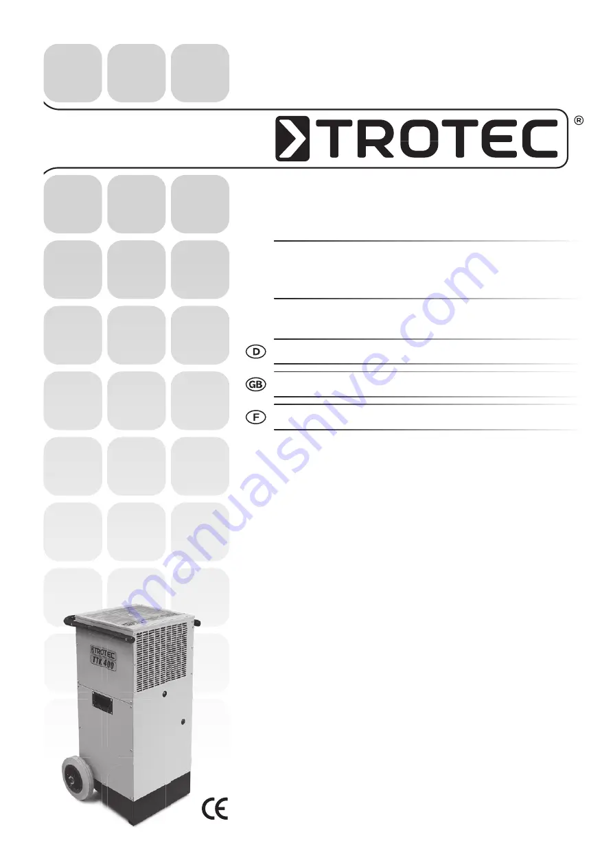 Trotec TTK 400 Operating Manual Download Page 1