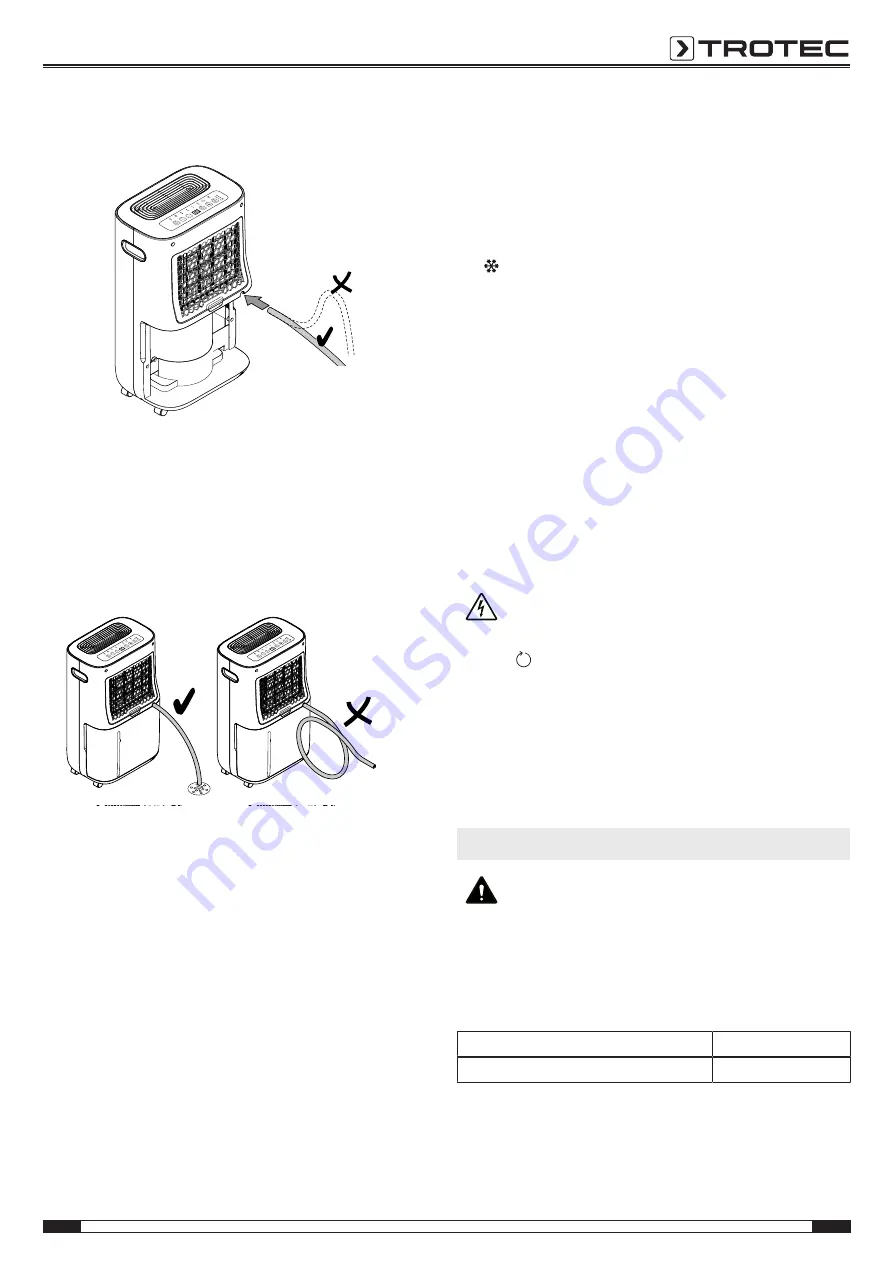 Trotec TTK 70 HEPA Operating Manual Download Page 11