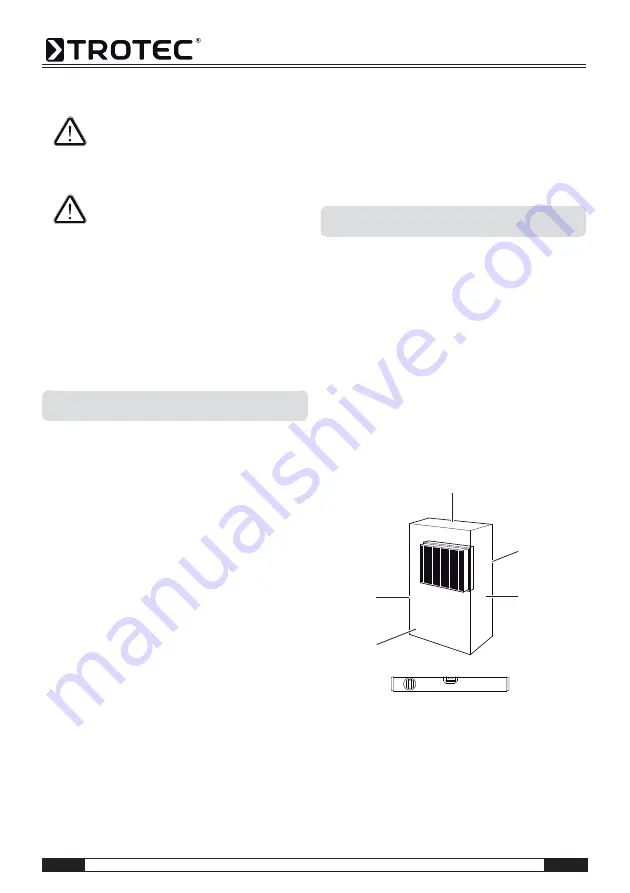 Trotec TTK 75 S Operating Manual Download Page 20