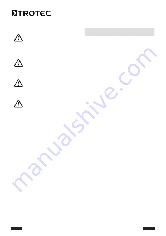 Trotec TTK 75 S Operating Manual Download Page 64