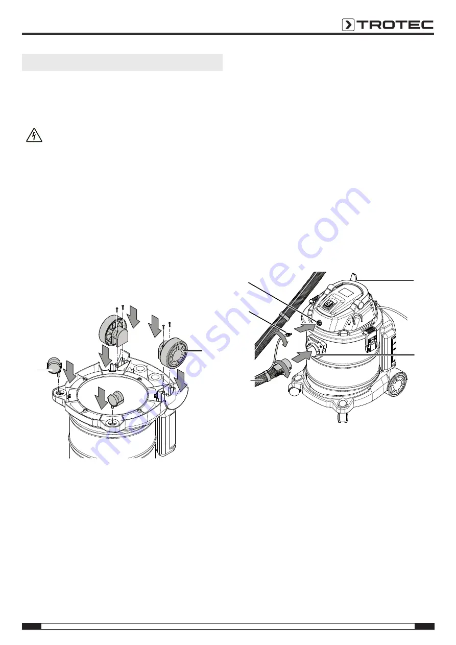 Trotec VC 1200W Operating Manual Download Page 7