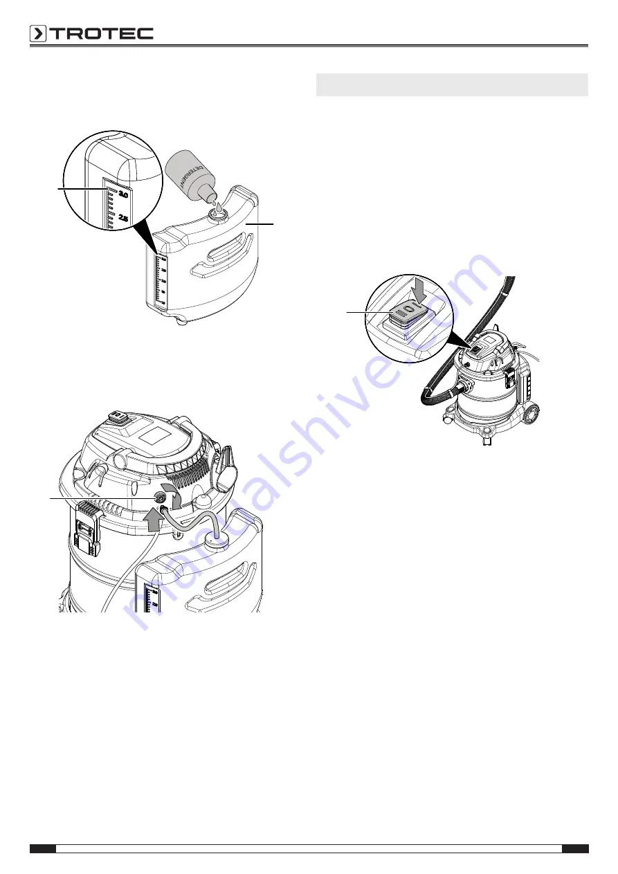 Trotec VC 1200W Operating Manual Download Page 12