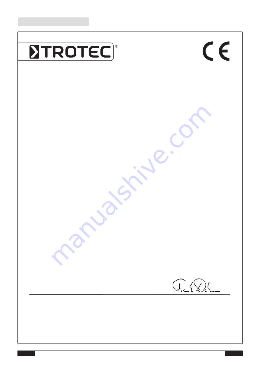 Trotec VE4-S Operating Manual Download Page 13