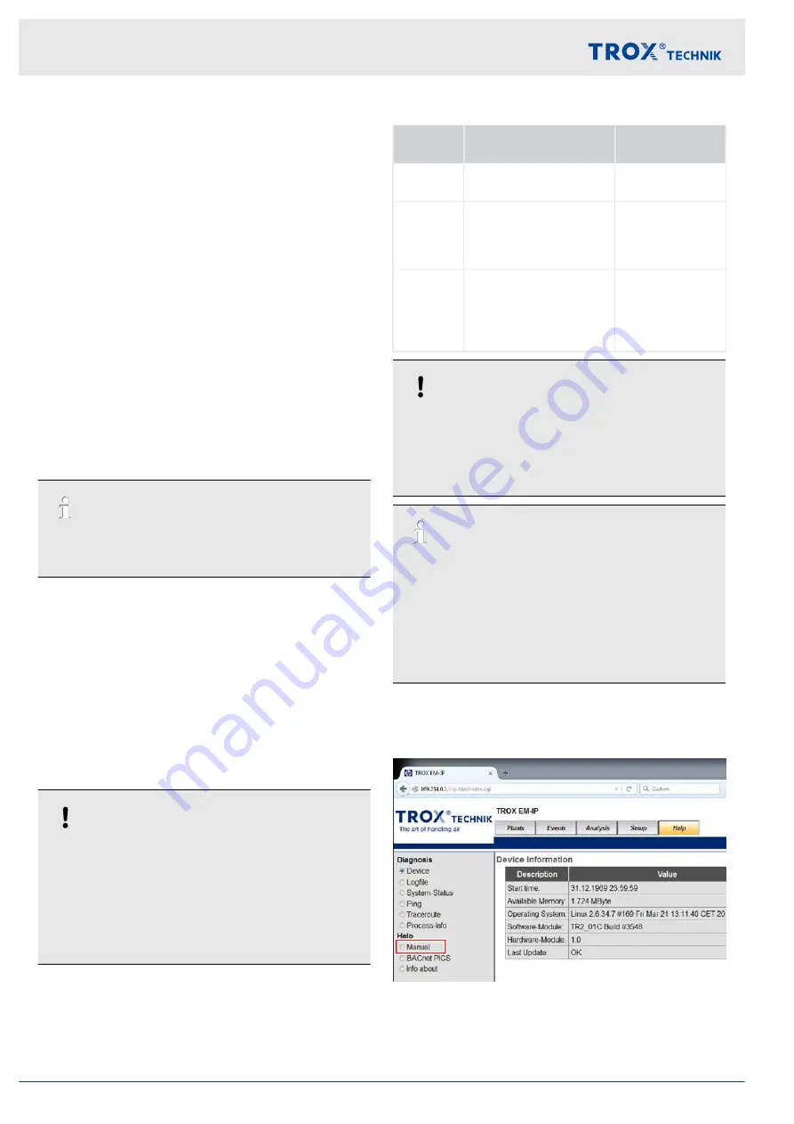 Trox Technik EM-IP Configuration Manual Download Page 10