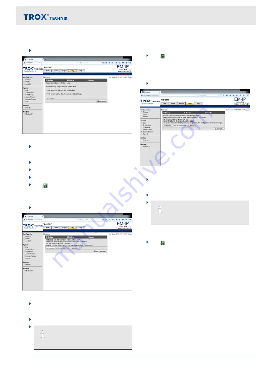 Trox Technik EM-IP Configuration Manual Download Page 21