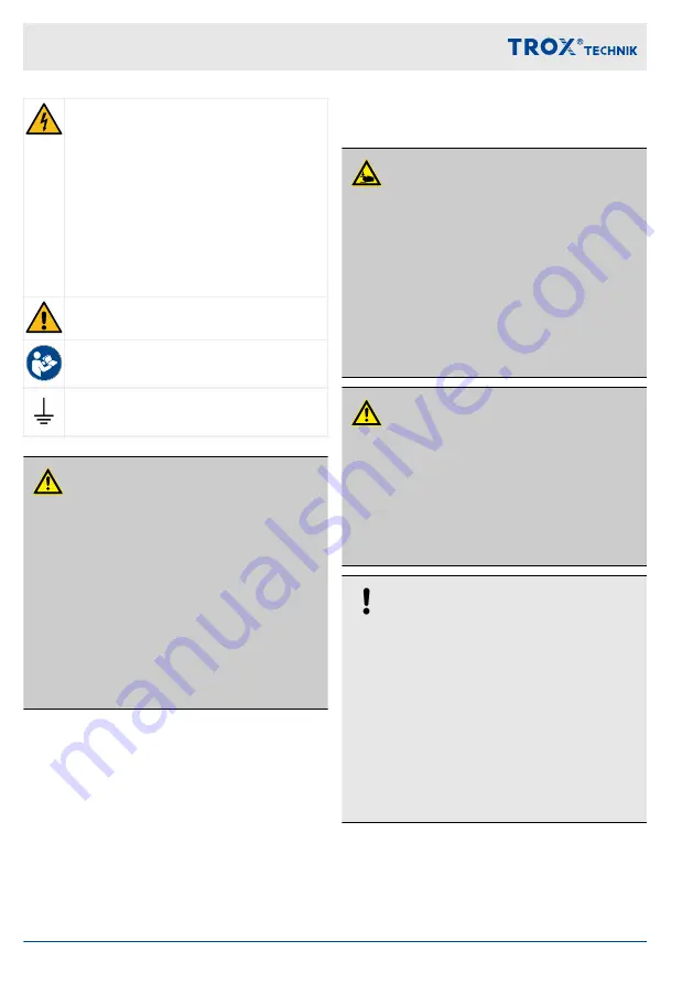 Trox Technik TROX UNIVERSAL Installation And Operating Manual Download Page 6