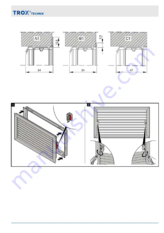 Trox Technik X-GRILLE modular Скачать руководство пользователя страница 11
