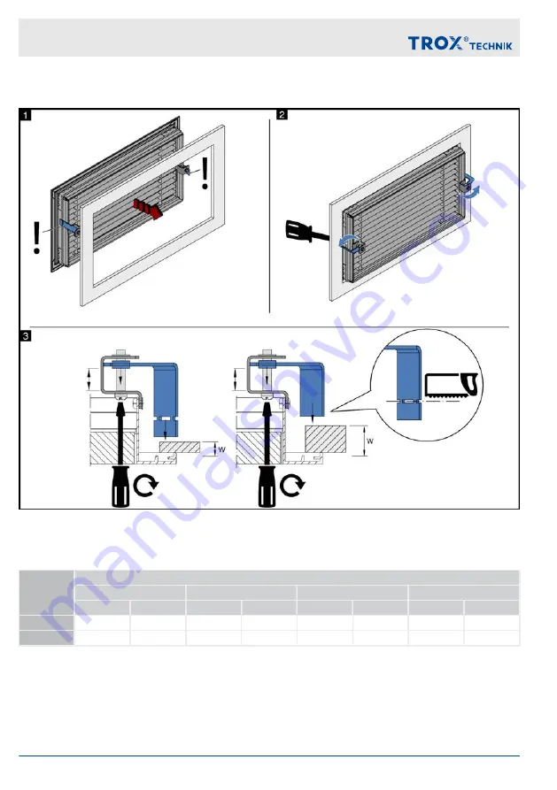Trox Technik X-GRILLE modular Скачать руководство пользователя страница 12