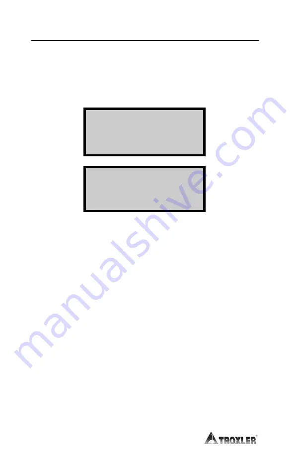 Troxler 2701 -B Manual Of Operation And Instruction Download Page 26