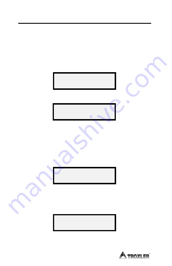 Troxler 3430-M Manual Of Operation And Instruction Download Page 74