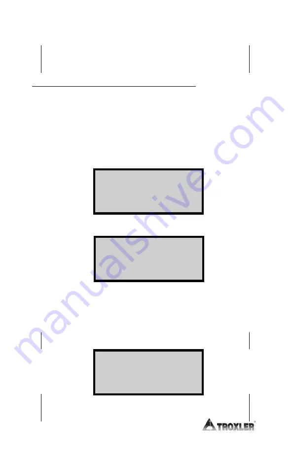 Troxler EGauge 4590 Manual Of Operation And Instruction Download Page 52