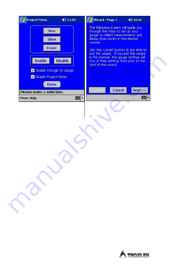 Troxler Enhanced RoadReader Plus 3451 Manual Of Operation And Instruction Download Page 55