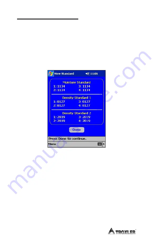 Troxler Enhanced RoadReader Plus 3451 Manual Of Operation And Instruction Download Page 69