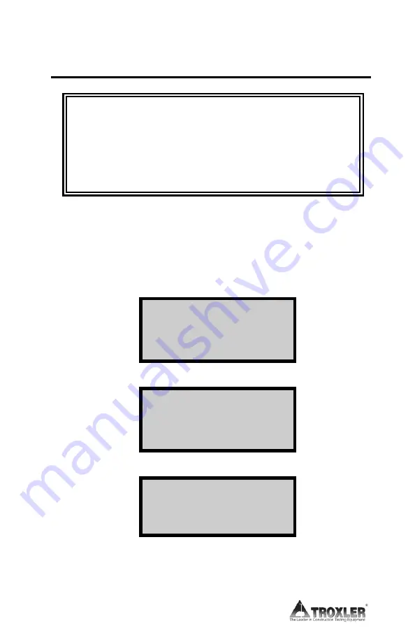 Troxler ICO 4740 Manual Of Operation And Instruction Download Page 74