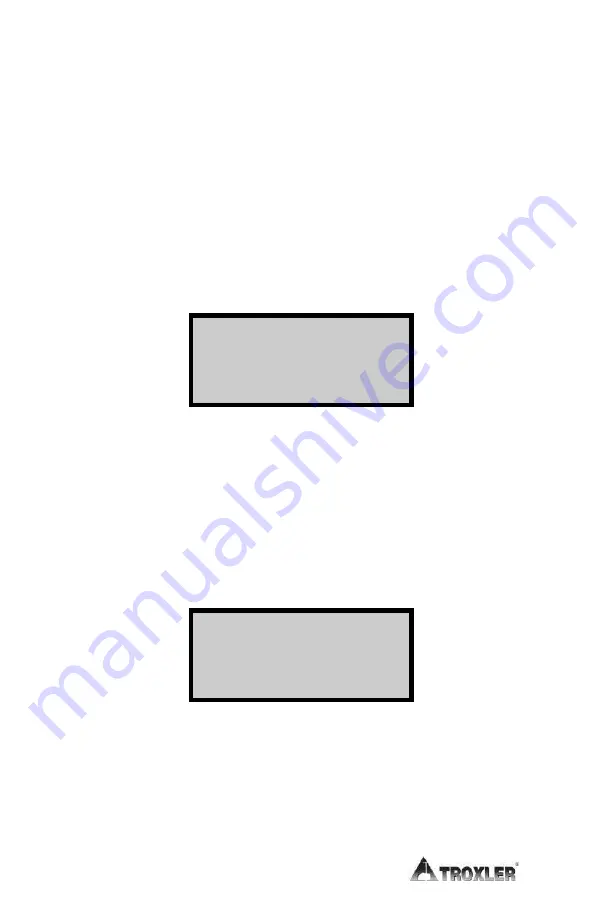 Troxler RoadReader 3430 Operation And Instruction Manual Download Page 35