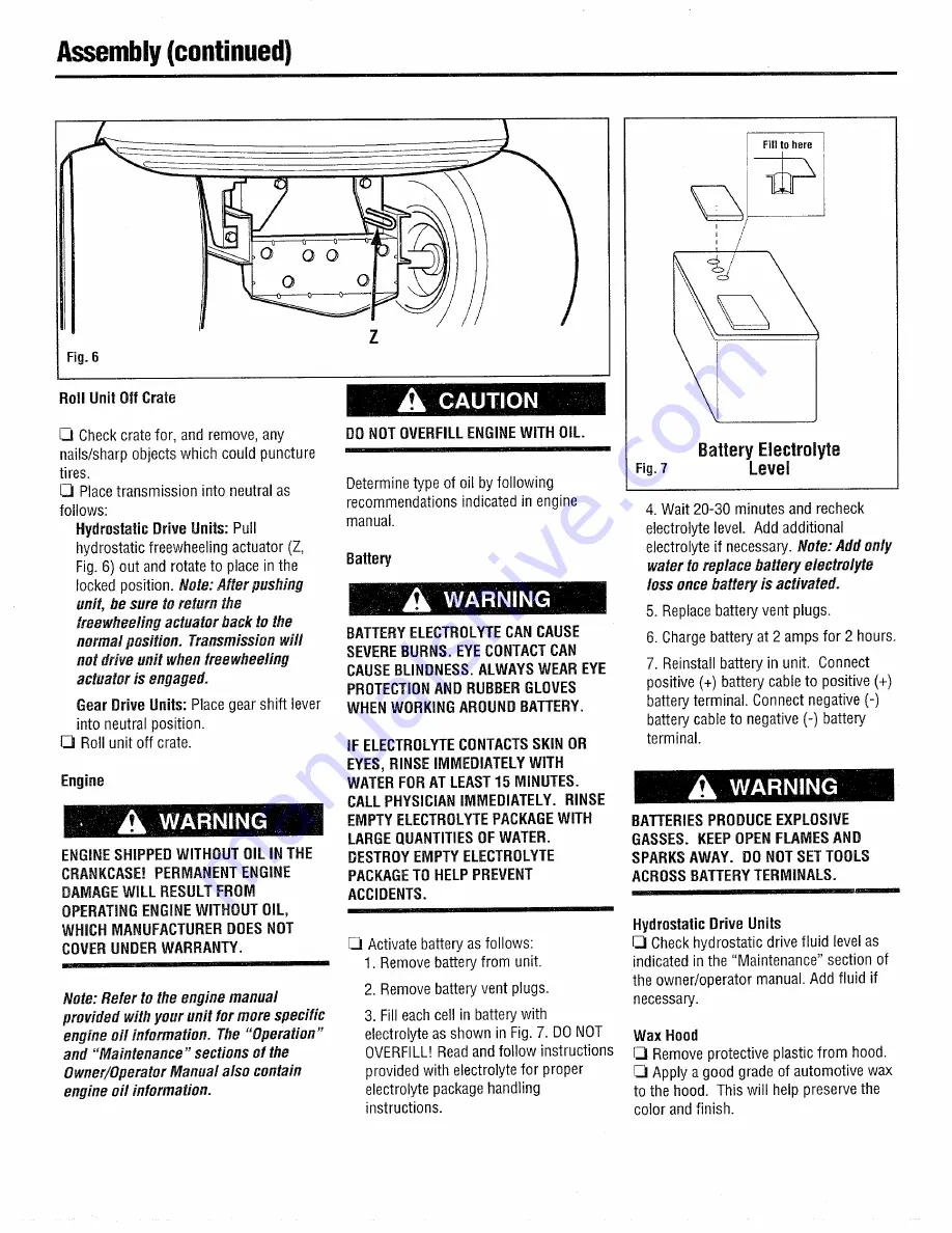 Troy-Bilt 13039-16HP Assembly Manual Download Page 4