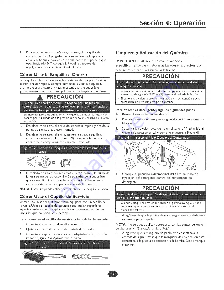 Troy-Bilt 20209 Owner'S Manual Download Page 29