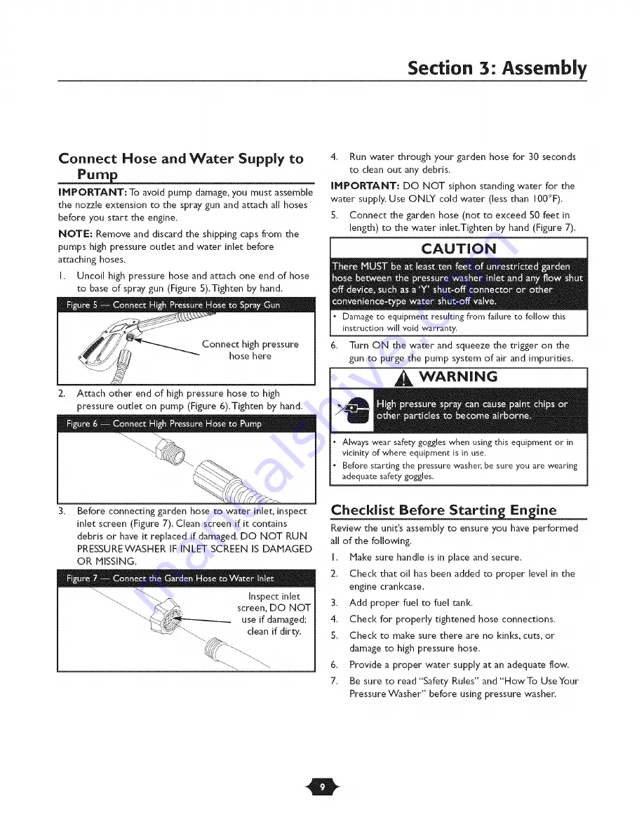 Troy-Bilt 20213 Operator'S Manual Download Page 9