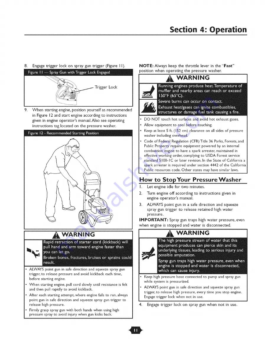 Troy-Bilt 20213 Operator'S Manual Download Page 11