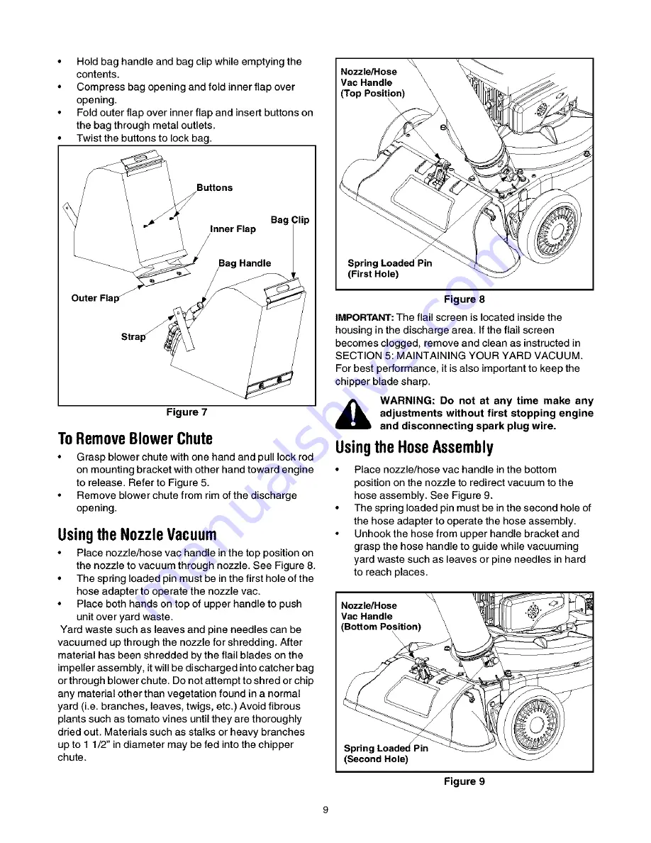 Troy-Bilt 24A-060F063 Operator'S Manual Download Page 9