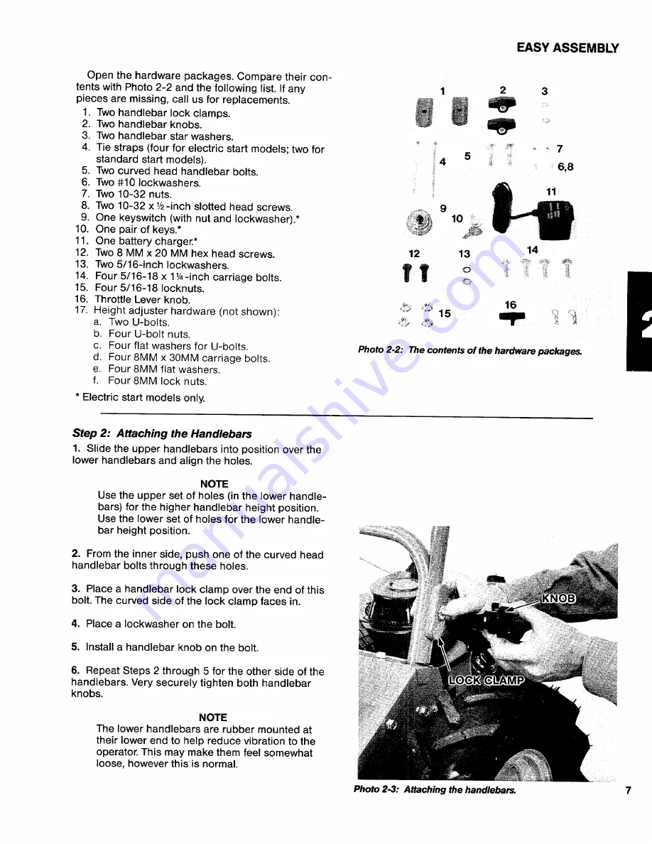 Troy-Bilt 31/2 HP Owner'S/Operator'S Manual Download Page 9