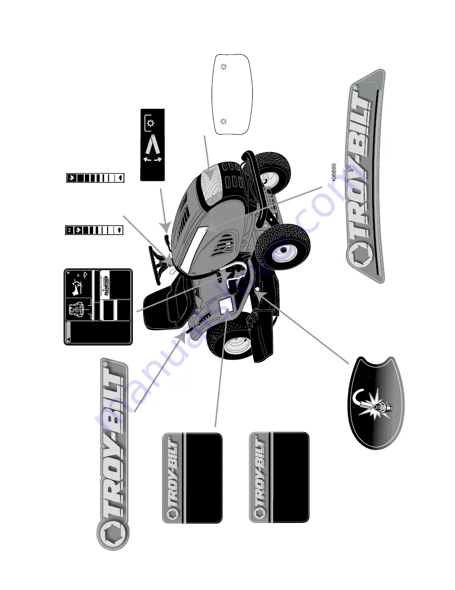 Troy-Bilt LTX-1842 Operator'S Manual Download Page 45