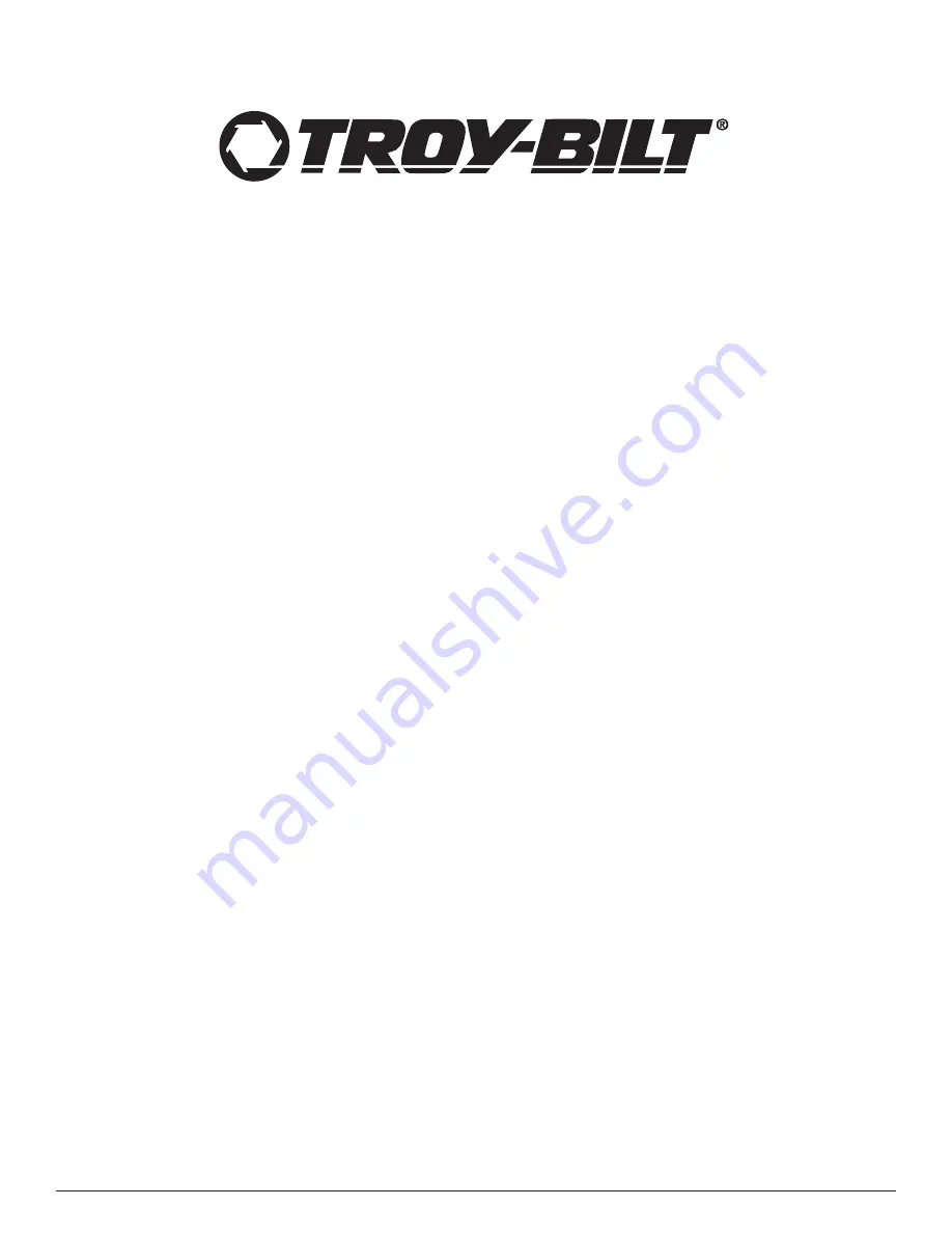 Troy-Bilt TB5018CC, TB5020CC Operator'S Manual Download Page 48