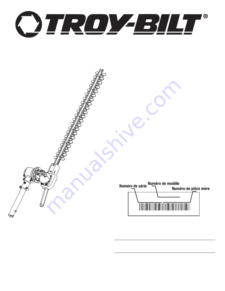 Troy-Bilt TBAH Operator'S Manual Download Page 9