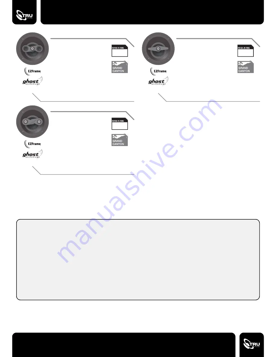 TRU Audio REV8-LCR.1 User Manual Download Page 4