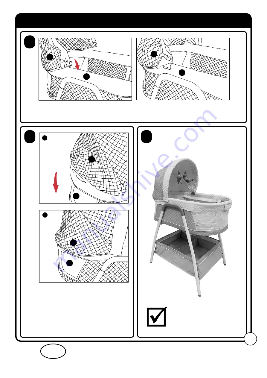 Tru BLISS Journey 3-in-1 Bassinet Скачать руководство пользователя страница 16