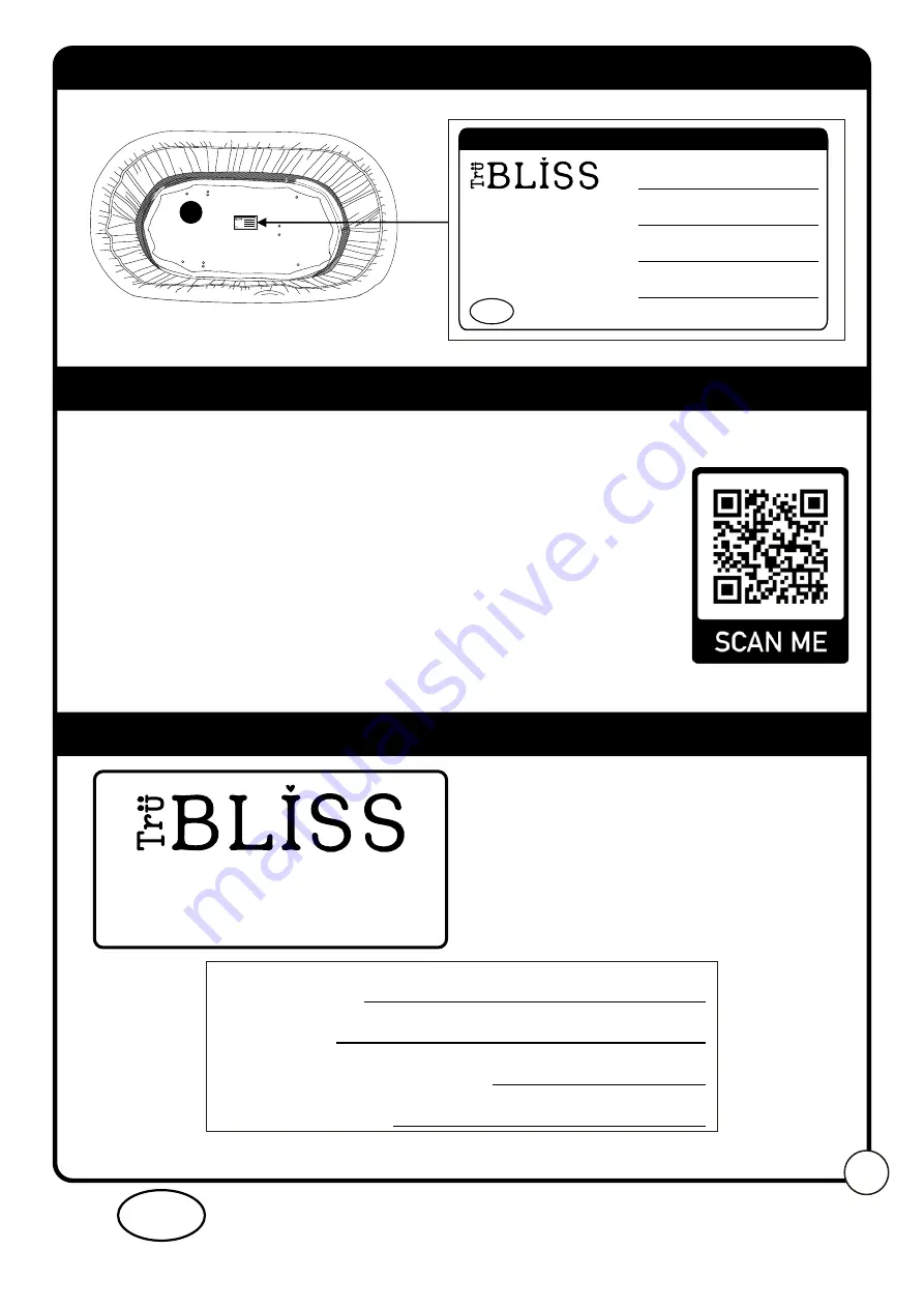 Tru BLISS SWEETLI DELUXE BA302 Series Assembly Instructions Manual Download Page 20