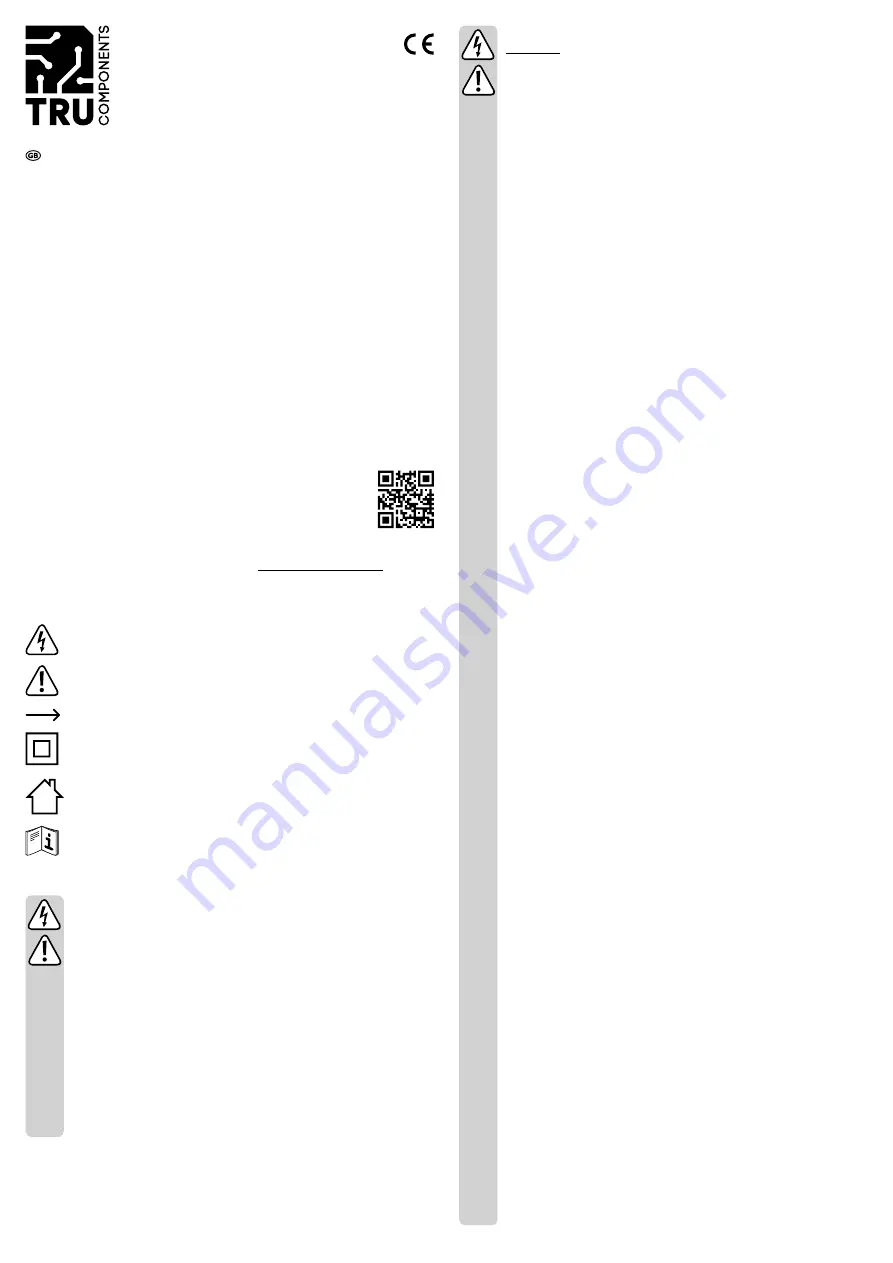 TRU Components 1661882 Operating Instructions Manual Download Page 4