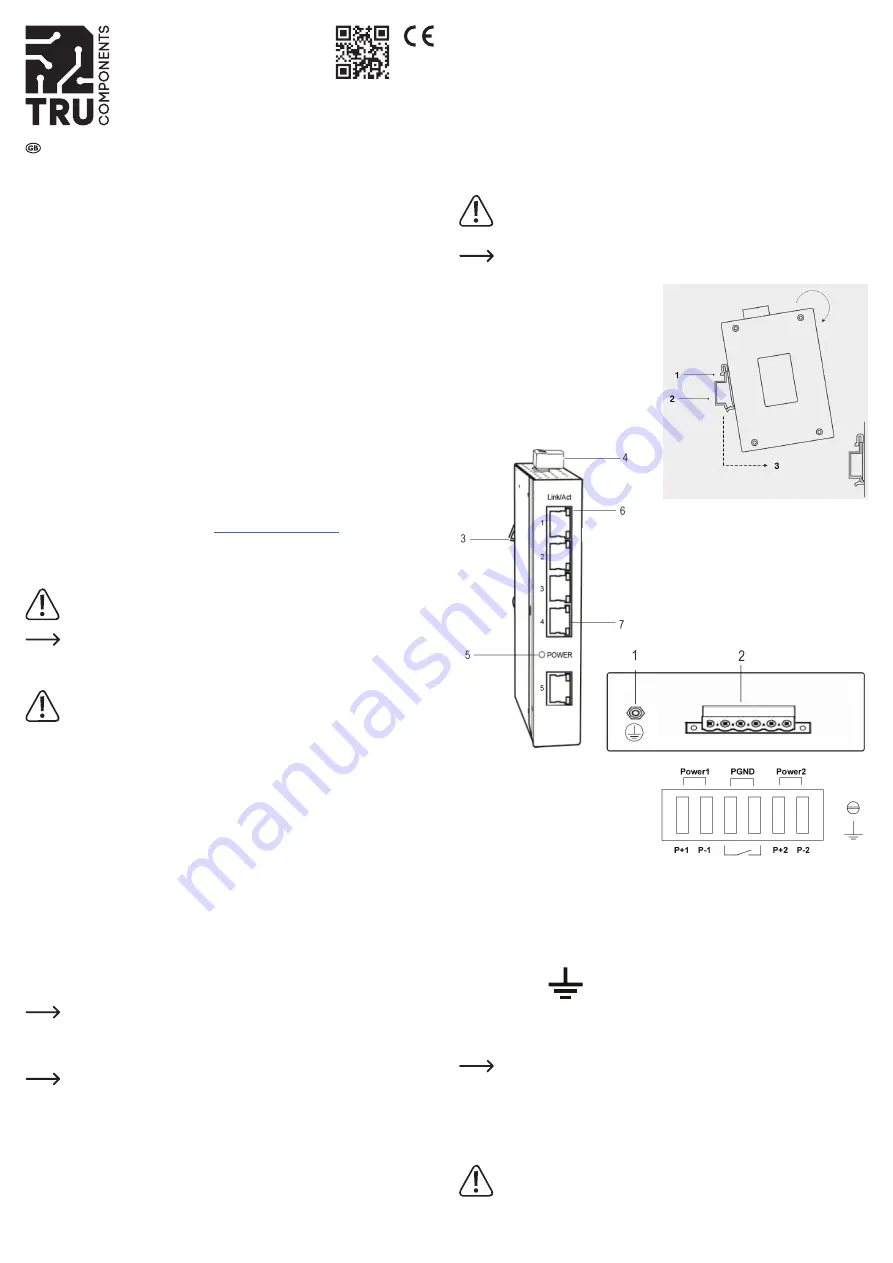 TRU Components 2436041 Operating Instructions Manual Download Page 3