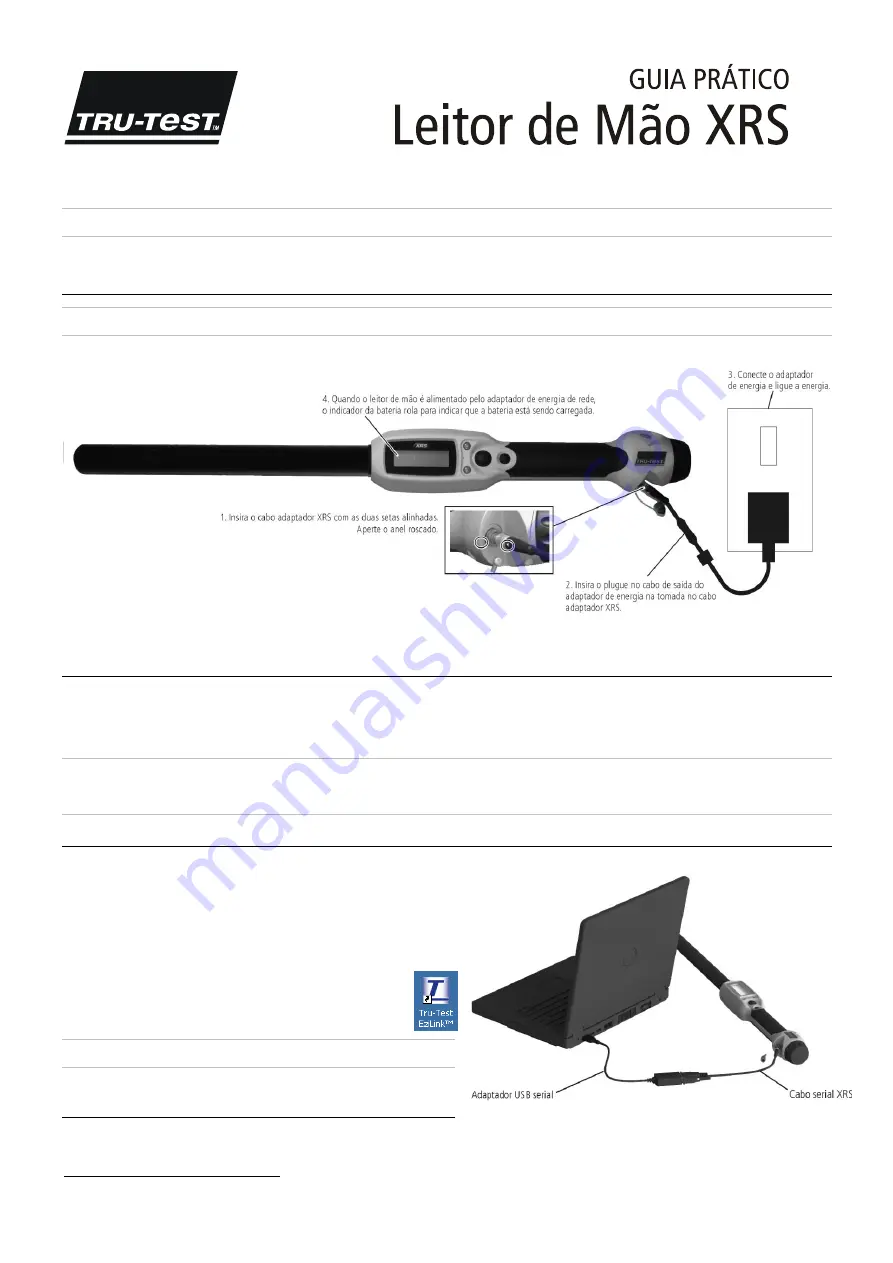 Tru-Test XRS Stick Reader Скачать руководство пользователя страница 5