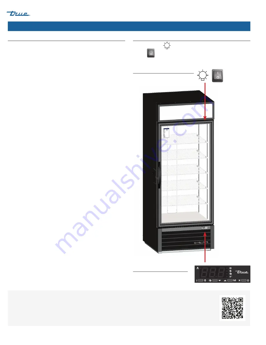 True Manufacturing Company GDM-HST02-HC-TSL01 Скачать руководство пользователя страница 12